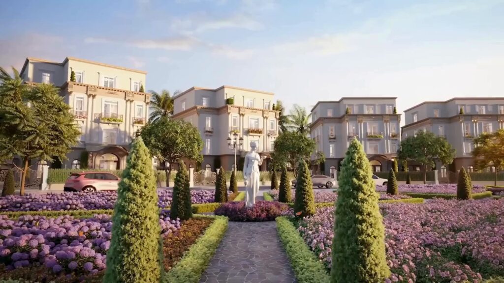 Phối cảnh biệt thự vinhomes paradise cần giờ